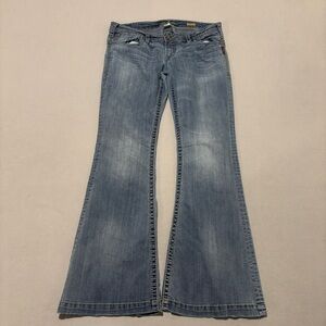 Silver Jeans Camden Rose 35x33 Blue Medium Wash Low Rise Bootcut Bell Bottom